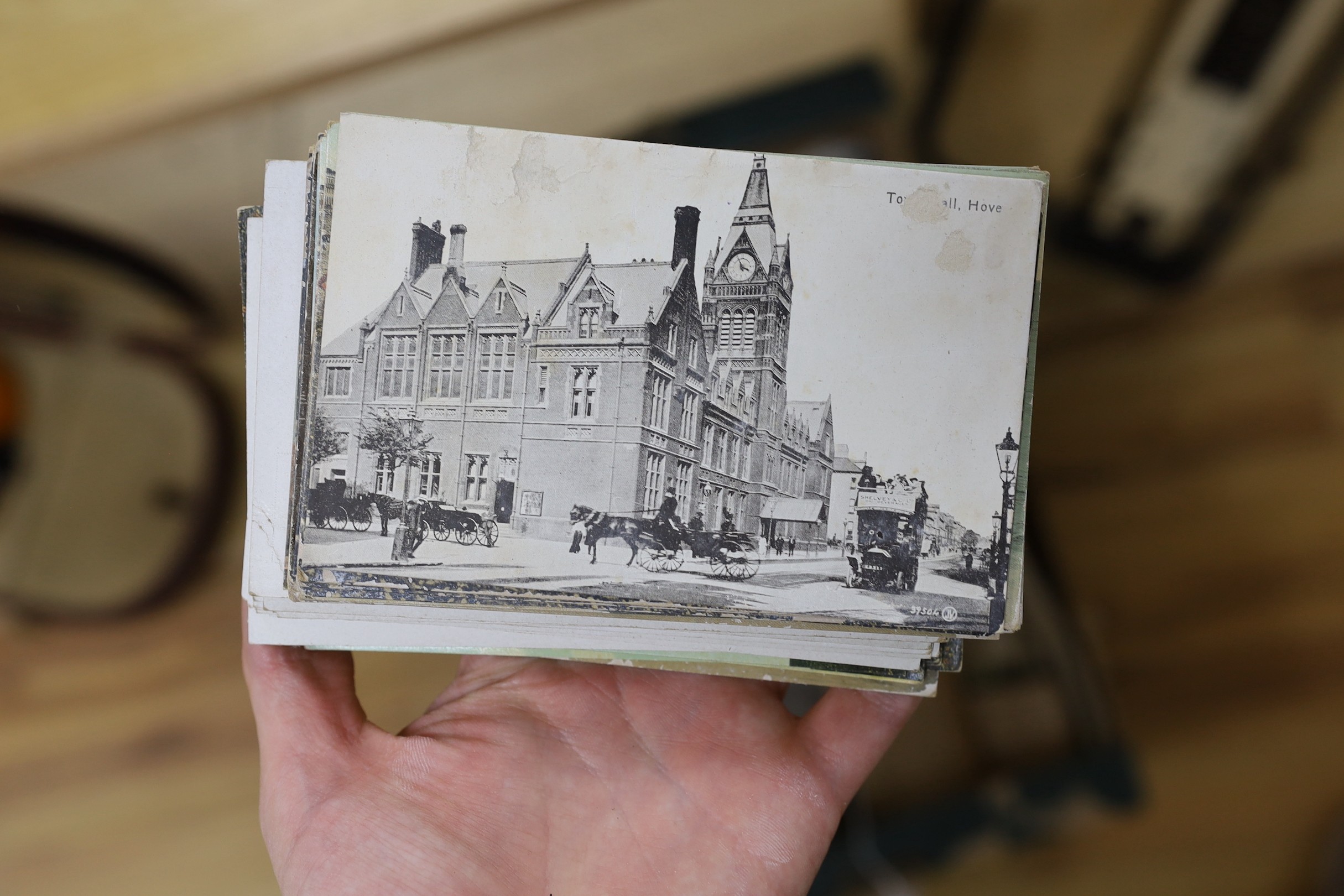 A quantity of early 20th century postcards